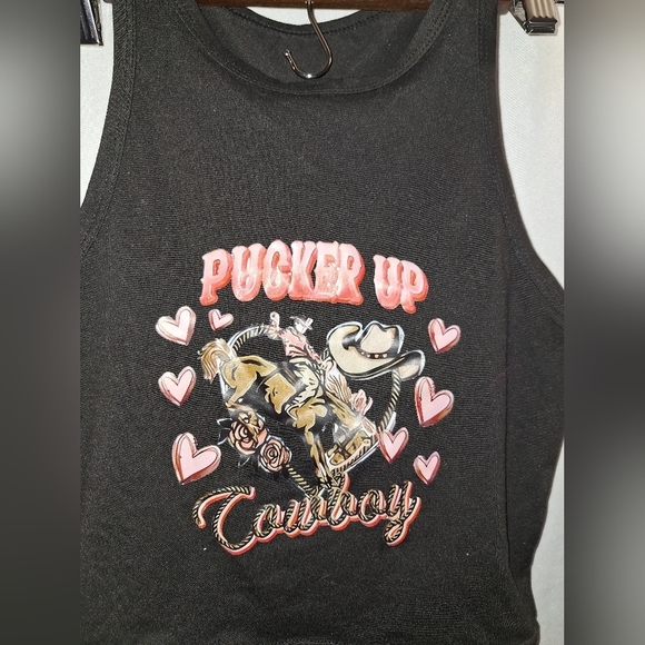 Western  country cowgirl crop top small - Picture 2 of 5